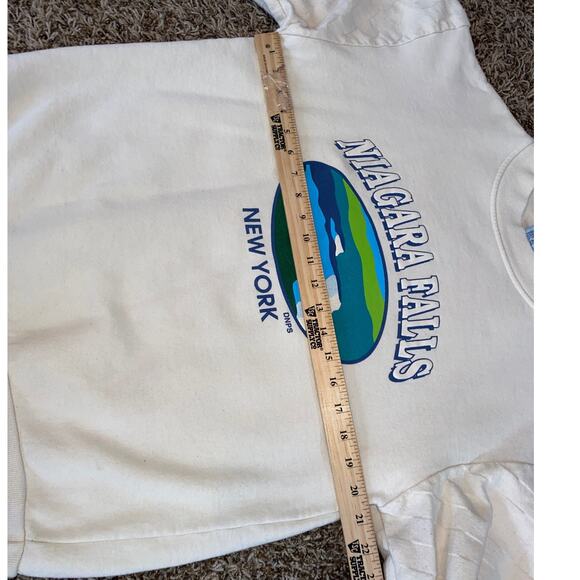 SUN TRIANGLE Niagra Falls Crew Neck Sweatshirt Women Size LARGE/ X-LARGE - Picture 3 of 8